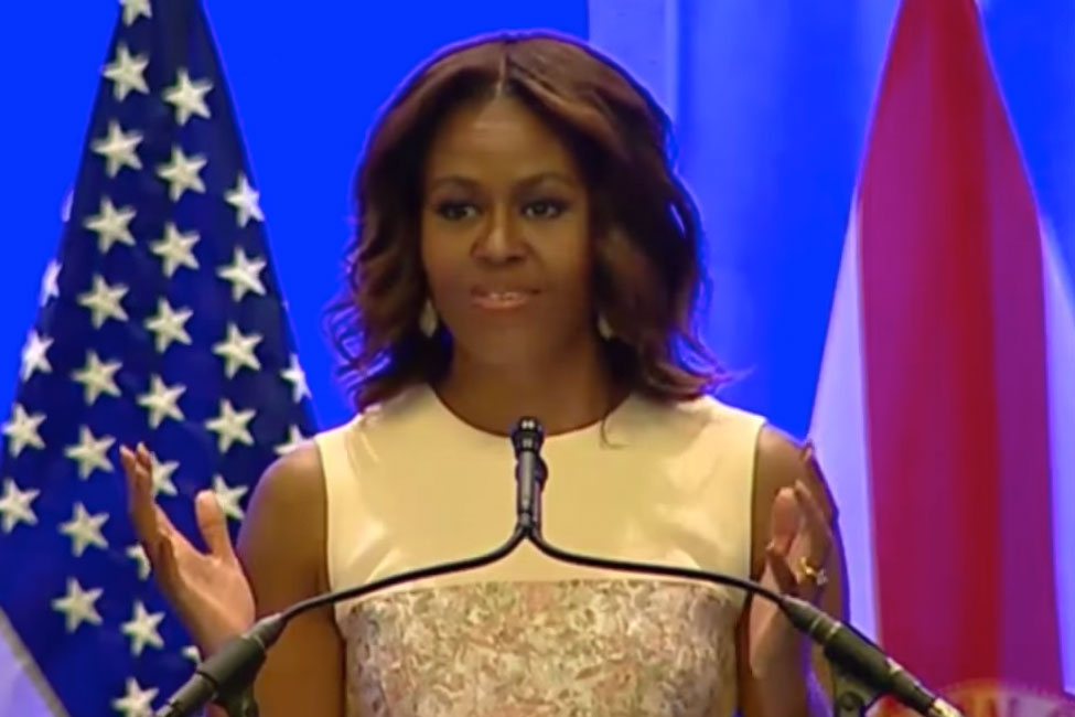 Michelle Obama Speaks To School Counselors