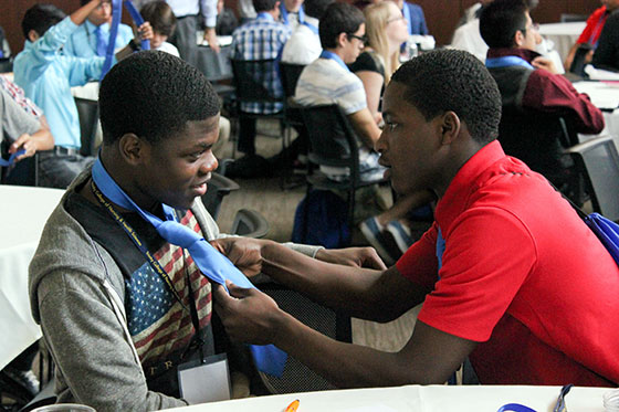 Motivate Me 2014 students ties 560