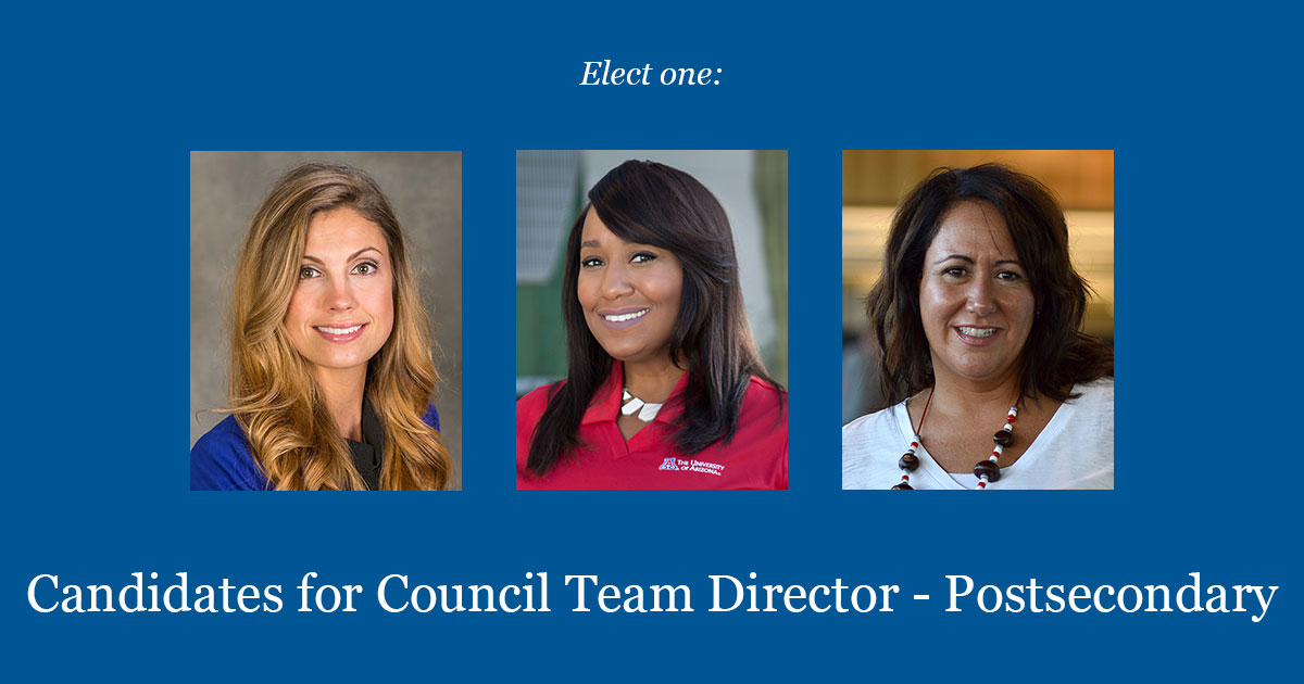 Candidates For Council Team Director - Postsecondary 2017