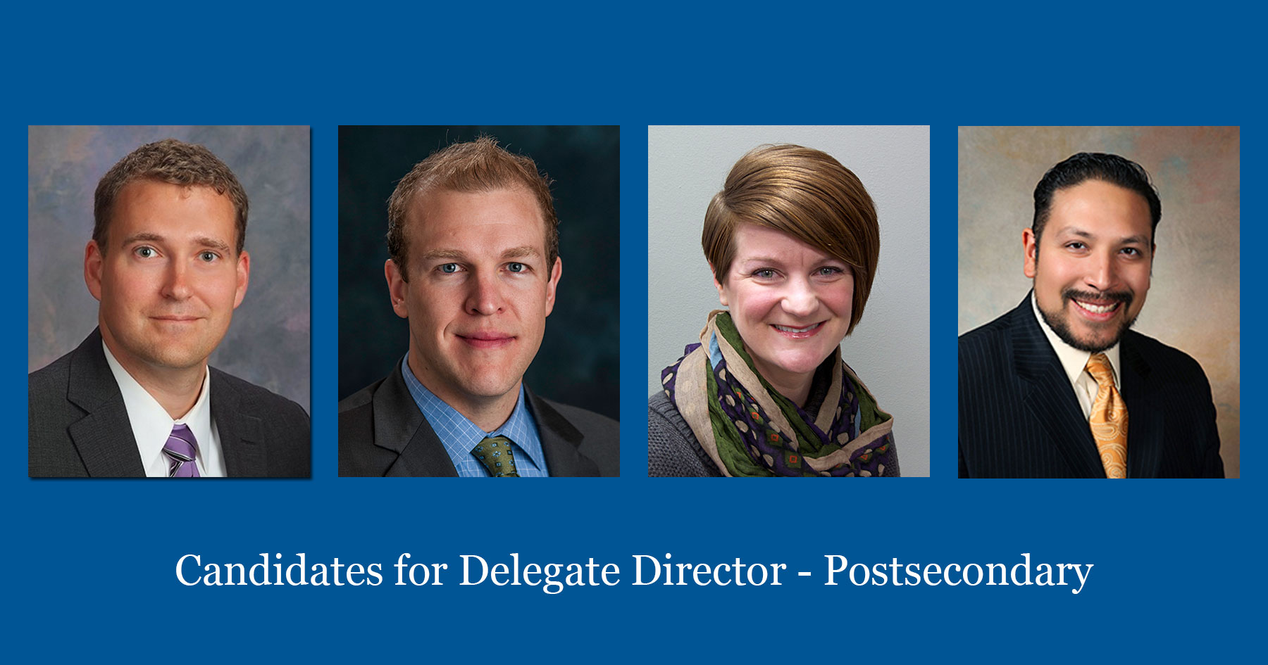Candidates For Delegate Director Postsecondary