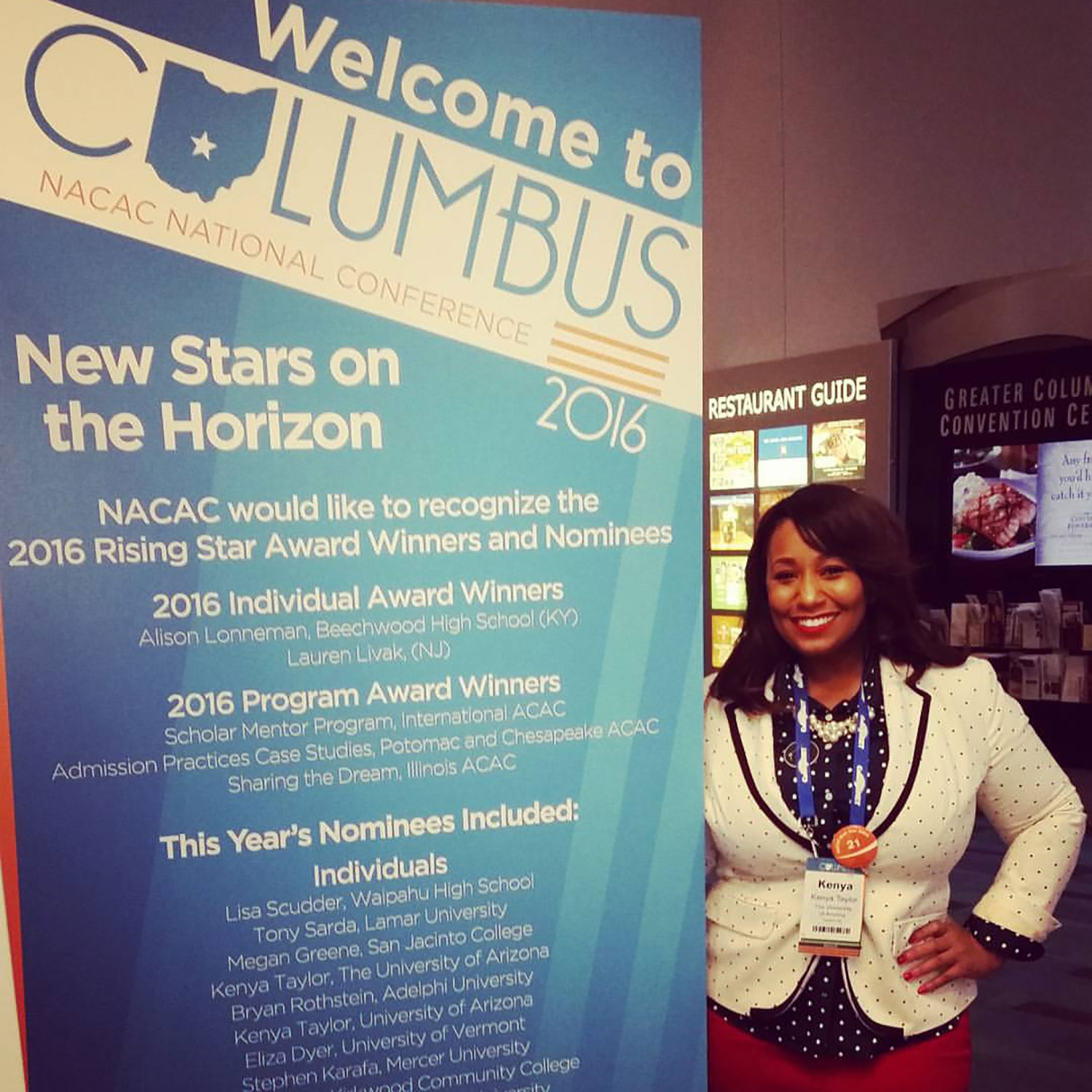 Kenya Taylor named NACAC Rising Star